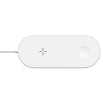 Devia Wireless Charger 2 In 1 For Smart Phone & Apple Watch（12W）- White