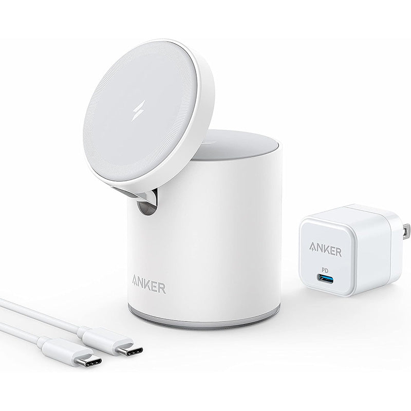 Anker Charger Wireless Snap Flip Magnetic 623 MAG GO B2568321 - White
