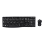 Logitech Combo Keyboard & Mouse Wireless Compo MK270 - Black