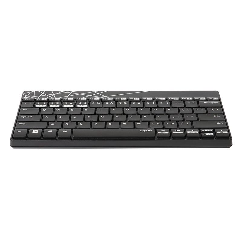 Rapoo Combo Mouse & Keyboard Wireless 8000M - Black