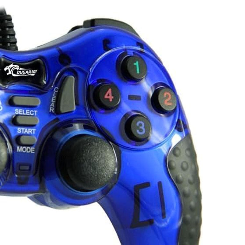 Cougar Game Pad Wired Double Tubo 9012 - Blue