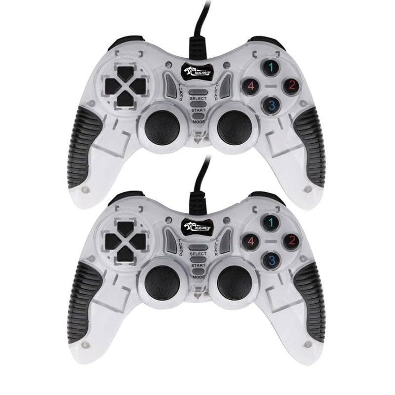Cougar Game Pad Wired Double Tubo 9012 - White