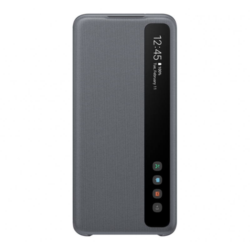 Samsung Galaxy S20 Cover Clear View Smart - Gray
