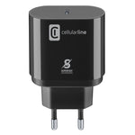 Cellularline Charger Home Adapter 25W USB-C - Black