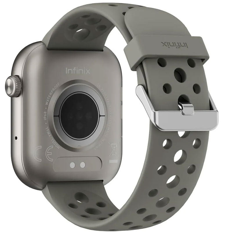 Infinix , XWatch H4 , Smart Watch for Unisex , HD Display , 2.04 Inch , XW4L - Titanium Grey
