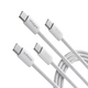كابل Infinix USB Type-C إلى USB Type-C بقدرة 60 واط  (XDC63)  – أبيض