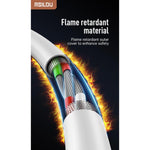 Rsilou Lightning Cable 3A 100CM R2007-001 – White