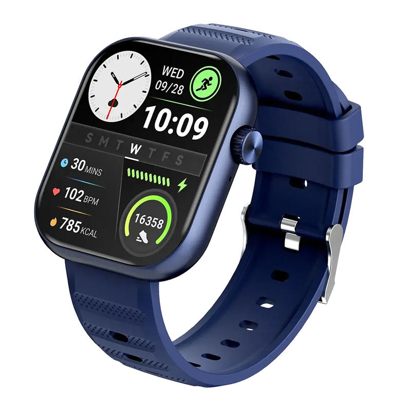 Itel Fit 020 Smart Watch, Bluetooth 5.4, 2.04 Inch TFT Touch Screen, Water Resistant, Silicon Strap, 220 mAh battery