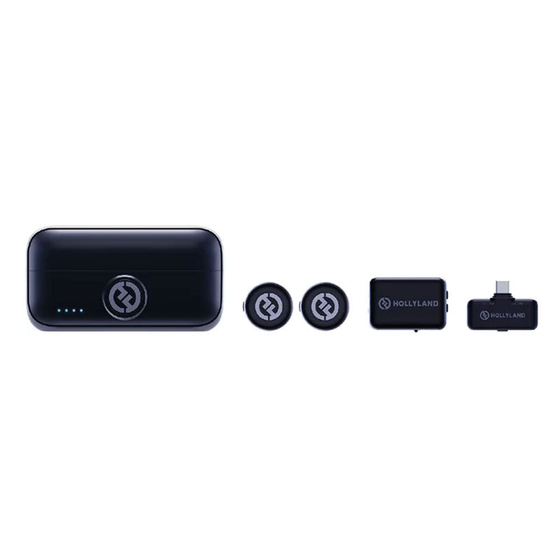 Hollyland LARK M3 Combo 2TX&2RX With Camera RX + USB-C RX Wireless Microphone