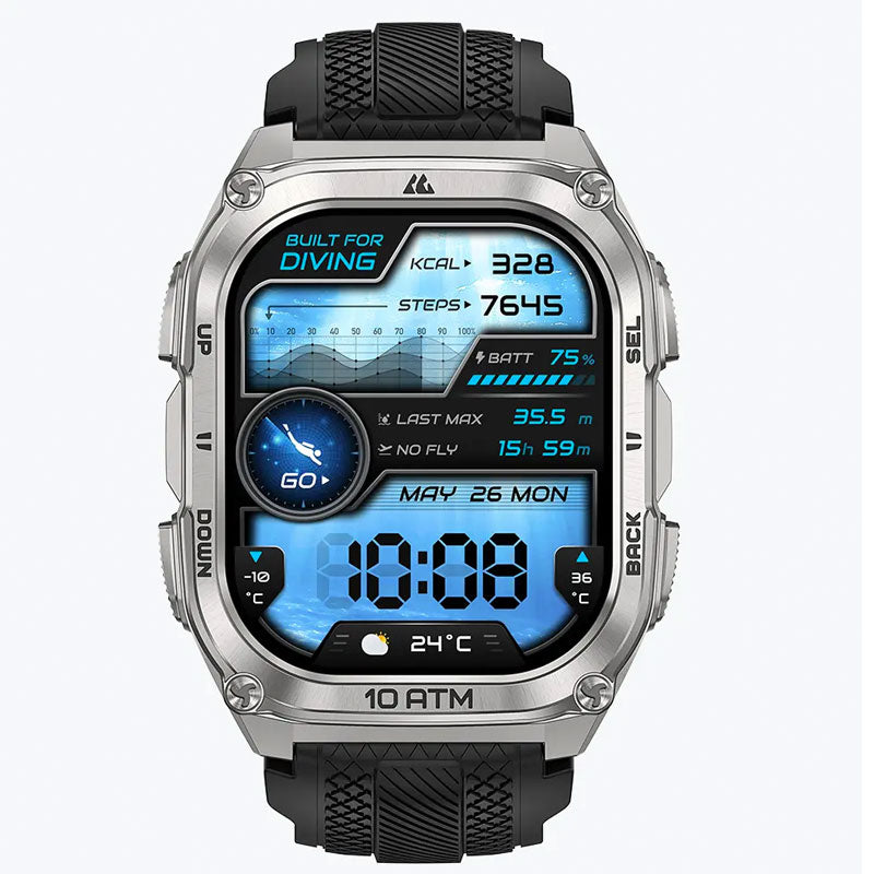 Kospet , smart watch , Tank M4 - Silver
