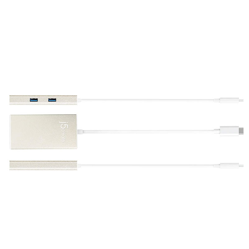 j5create USB-C™ Multi-Adapter - HDMI™/Ethernet/USB™ - JCA374
