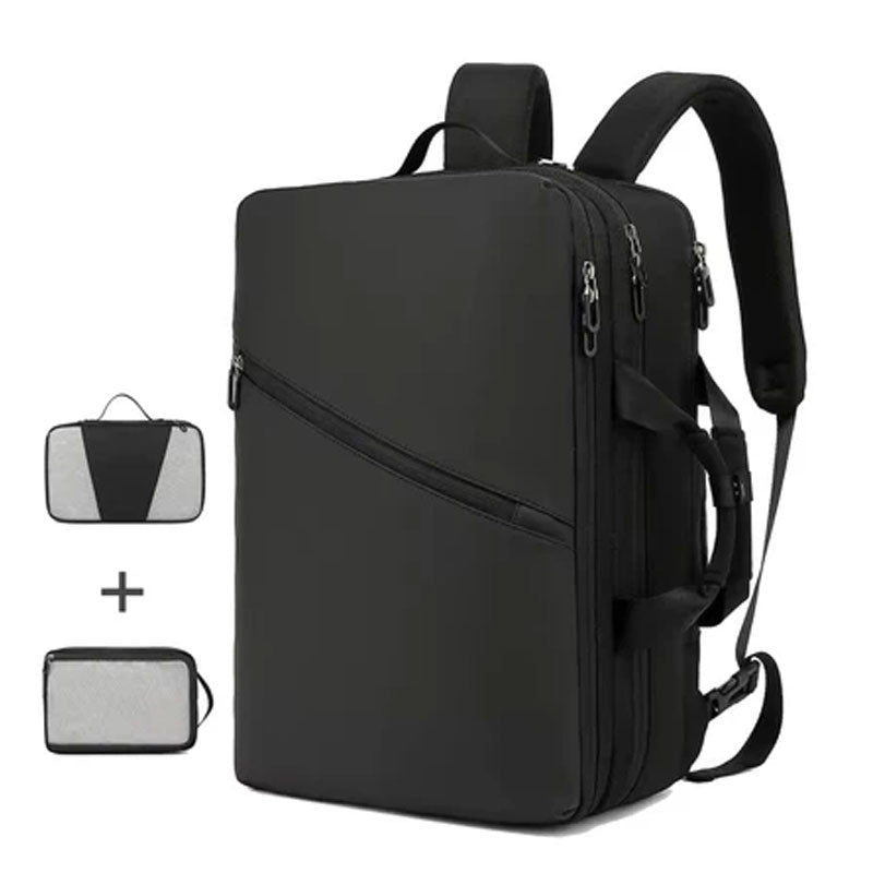 CoolBell 3-in-1 CB-10003 Multifunctional Backpack – Laptop Bag, Shoulder Bag & Handbag | Large Capacity, Waterproof, Travel-Ready - Black
