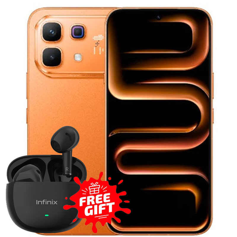 Infinix ,  Note 60 PRO , 5G , X6878 , 12GB RAM - 256GB ,  Solar Orange  (FREE GIFT INFINIX BUDS TWS XE33)