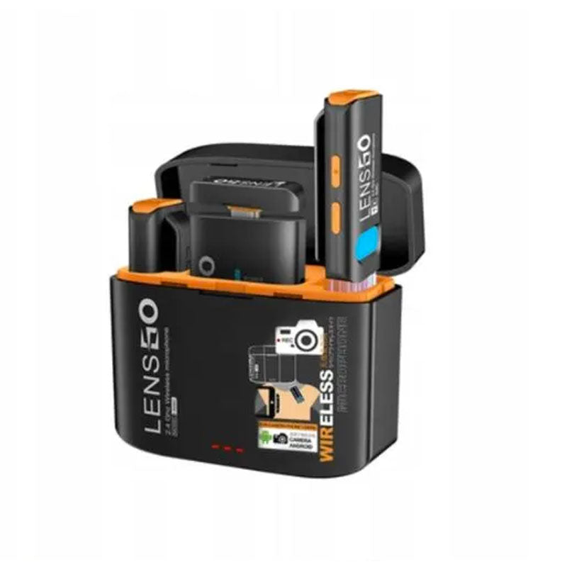 Lensgo Wireless Microphone Camera 528C- Black