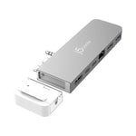 j5create-MagSafe Kit_Type-C To (HDMI-4K+USB 3.0*2+Type-C*2+Audio)-JCD395