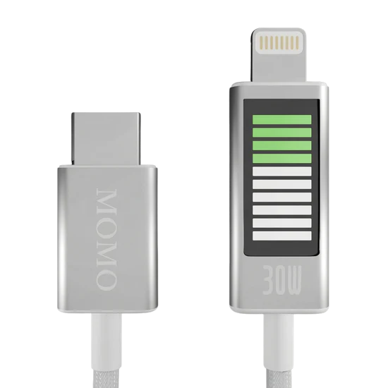 MOMO USB-C to Lightning Fast Charging Cable 30W 1.2M – White