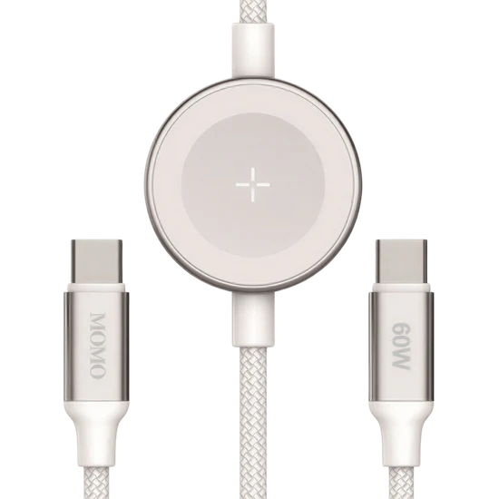 MOMO MO-011026 USB Type-C to USB Type-C Fast Charging Cable 1.2M – White