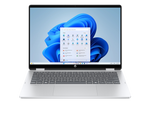 HP OmniBook 5 Flip 14-fp0051ne Laptop, Intel Core 5-120U, 16GB RAM, 512GB SSD, Intel Graphics, 14" 2K Display, Windows 11 - Glacier Silver