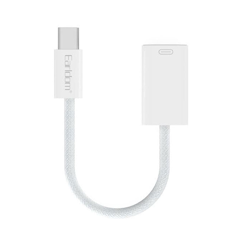 Earldom OT100 Cable Adapter OTG USB-C to 8-PIN - White