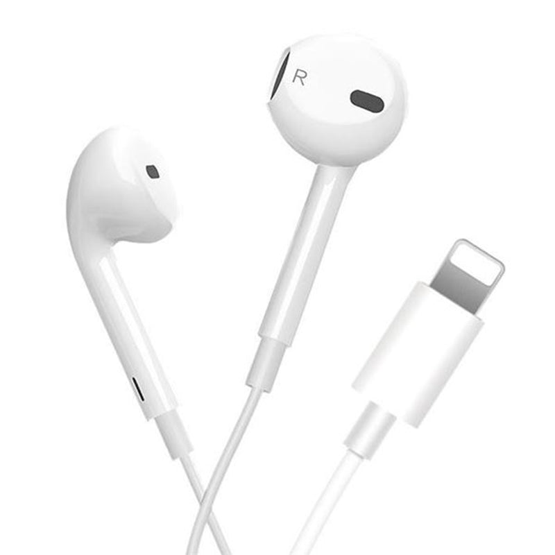 XO Earphone Wired Lighting EP13 - White 