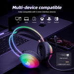 Onikuma X29 RGB Wired Gaming Headset with Noise Cancelling Microphone - Black