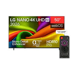 LG Smart TV , 4K UHD NanoCell Built-In Receiver - Black