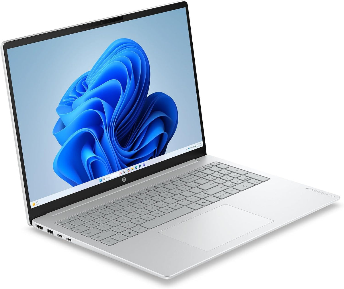 HP OmniBook 3 AI 16-bw0001ne Laptop – AMD Ryzen AI 7 250, 16GB, 512GB SSD, AMD Radeon 780M, 16" 2K – Windows 11 – Glacier Silver