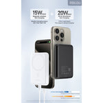 Rsilou Magnetic Wireless Power Bank 10000mAh 20W R1020-002