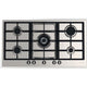 Ariston Built-in Gas Hob 90 cm 5 Burners Cast Iron Stainless Steel PK 951 T GH