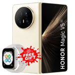 Honor Magic V5 16GB Ram, 512GB, 5G - Ivory White With (CHOICE WATCH)