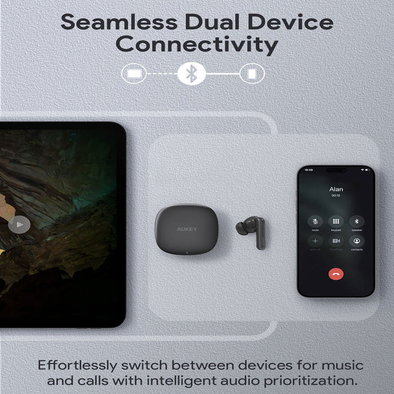 Aukey , Beyond ANC Elite Wireless Earbuds , EP-B2 - Gray
