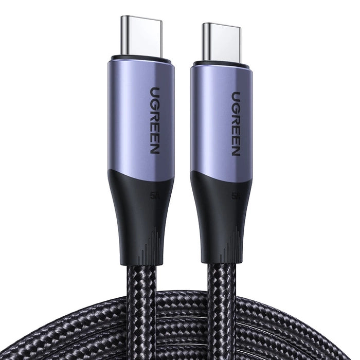 كابل UGREEN USB-C إلى USB-C PD بقدرة 240 واط وطول 1 متر , 80150 – أسود 