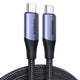 كابل UGREEN USB-C إلى USB-C PD بقدرة 240 واط وطول 1 متر , 80150 – أسود 