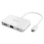 j5create -  محول USB-C® إلى HDMI™ بدقة 4K وإيثرنت- JCA351