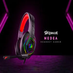 Redragon ,Medea , Gaming Headphones , H280 - Black
