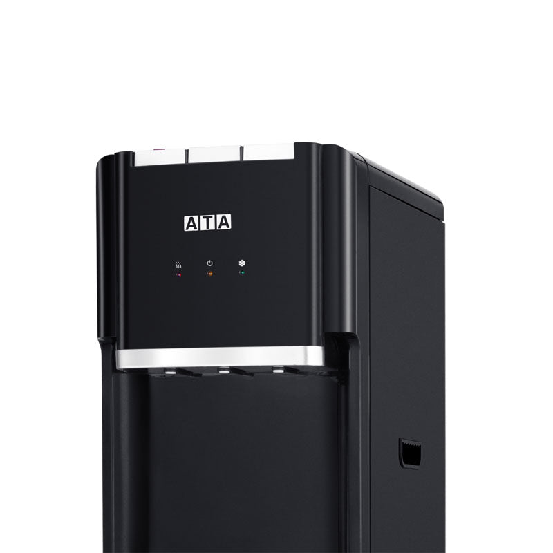 ATA , Classic Water Dispenser , 3 faucets , With Cabin , WD001 - black
