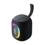 مكبر صوت بلوتوث SIA SP702 بقوة 6 واط مقاوم للماء مع أضواء RGB - اسود
