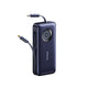 باور بانك Baseus، سعة 20000mAh، شحن سريع 100W مع كابل مدمج، CR121، أسود