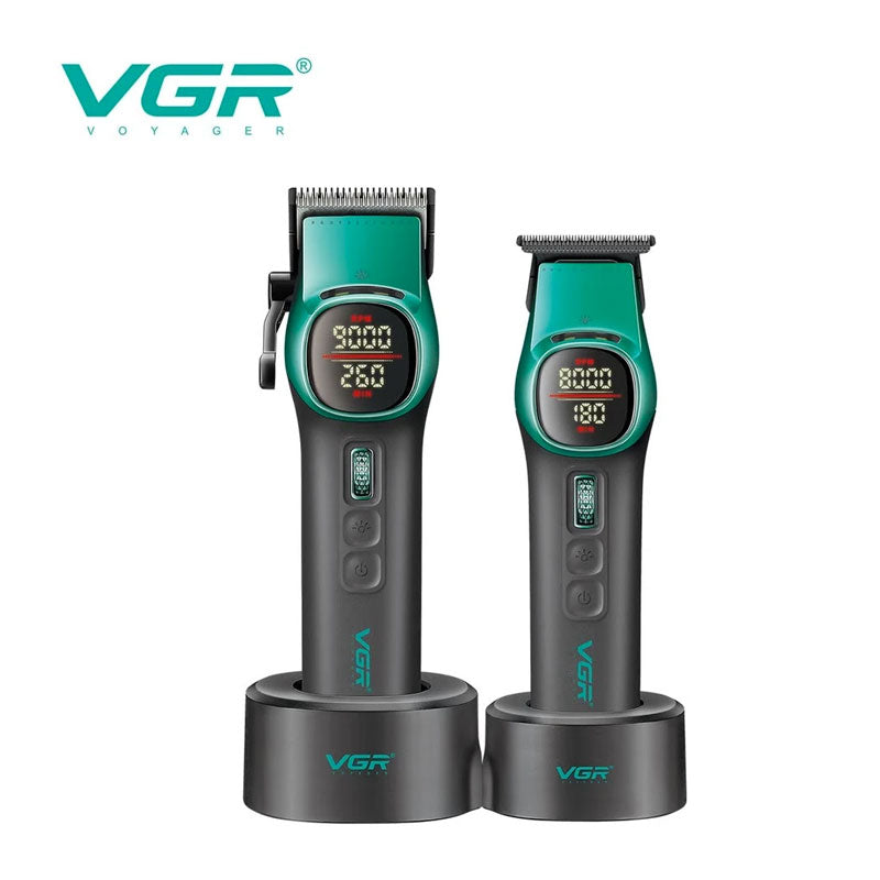  V-885 S2 VGR  طقم ماكينة قص وتشذيب الشعر الاحترافي 2 في 1