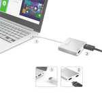 j5create - محول USB™ 3.0 إلى شاشتي HDMI™ متعدد الشاشات - JUA365