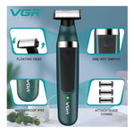 VGR ماكينة حلاقة كهرباء ، استخدام جاف ، اخضر - V-393