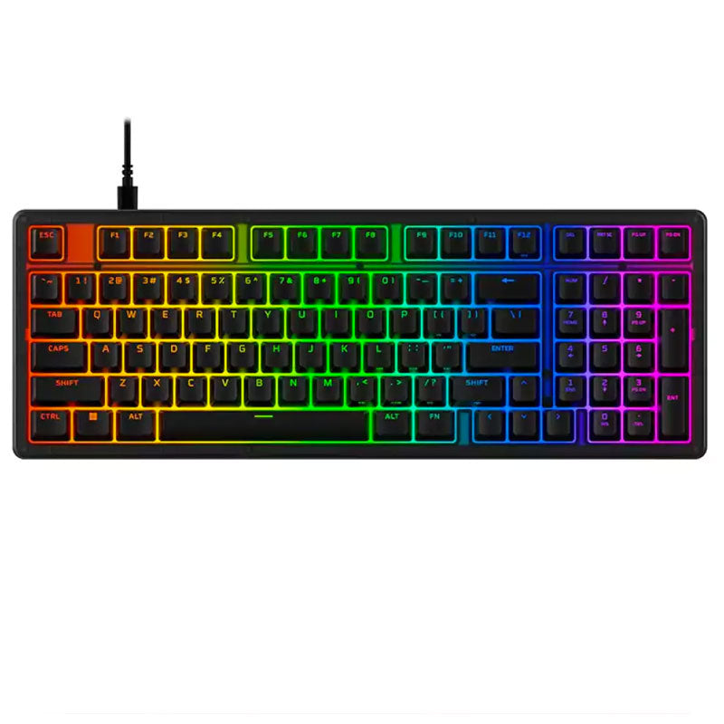 HyperX Origins 2 1800 Wired Mechanical Gaming Keyboard – Linear Red Switch – RGB Backlighting – Black