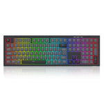 Redragon , K518 , CRUX RGB Membrane Gaming Keyboard , 108 Keys ,  Anti-Ghosting , USB Wired - Black