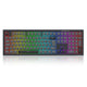 Redragon K518 CRUX RGB Membrane Gaming Keyboard 108 Keys Anti-Ghosting USB Wired