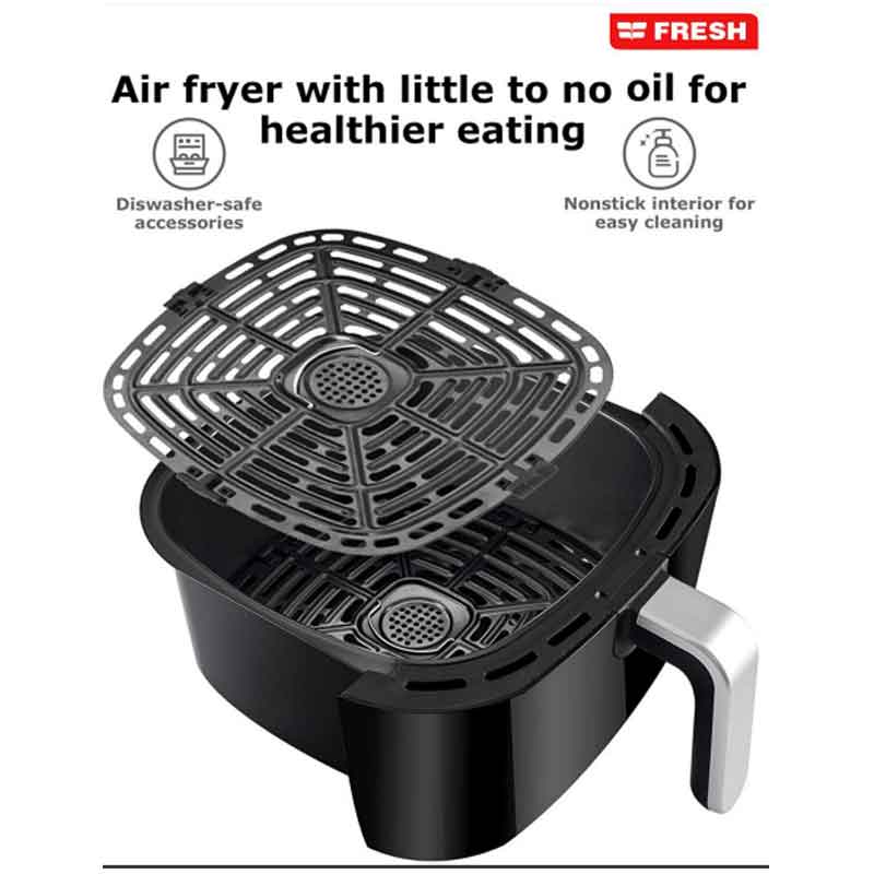 Fresh Digital Air Fryer, 5.5 Liters, 1800 Watt, Black - AFF-1800-B 