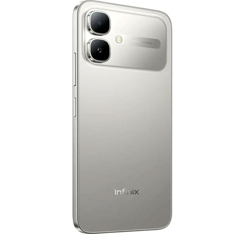 Infinix Smart 20 Dual SIM, 128GB, 4GB RAM, 4G LTE - Polaris Titanium
