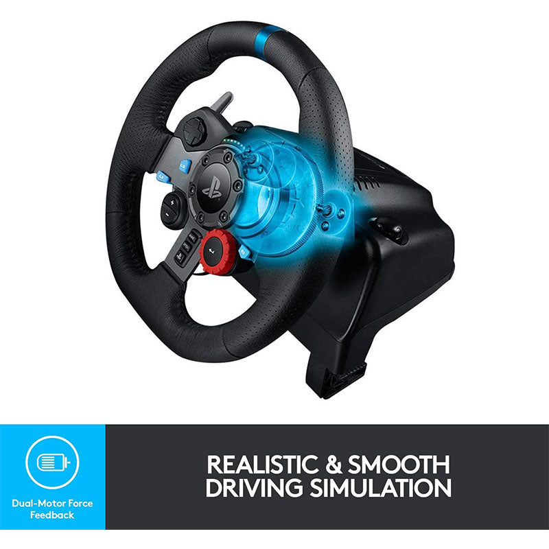 Logitech Gaming Driving Car PC / PS3 / PS4 Buzi Store G29 - Black