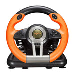 PXN V3 Pro Gaming Driving Car Steering Wheel With Pedals -Orange