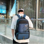Generic Laptop Backpack Bag 506 - Blue