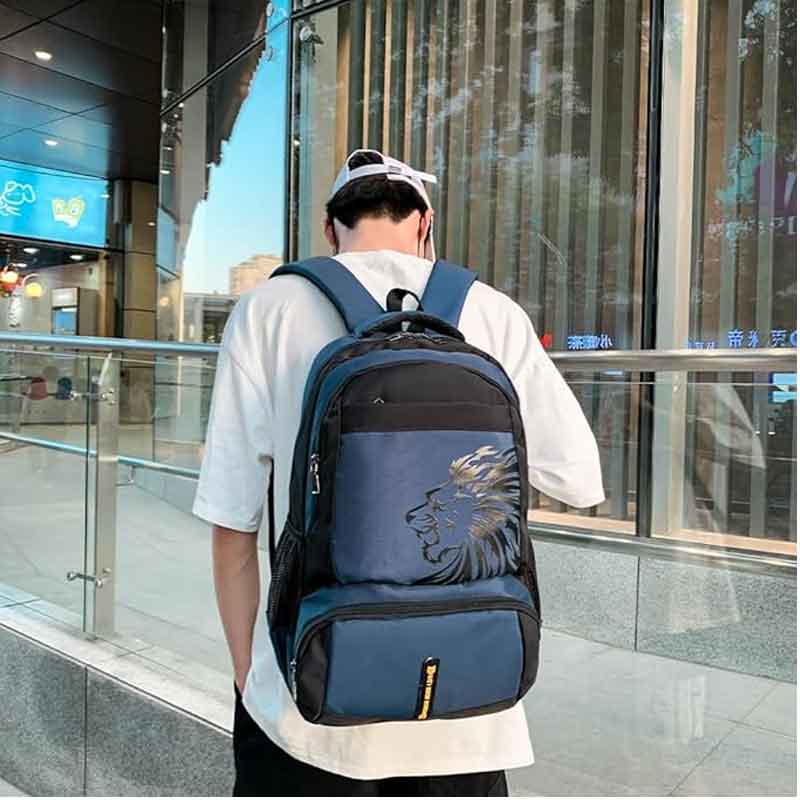 Generic Laptop Backpack Bag 506 - Blue